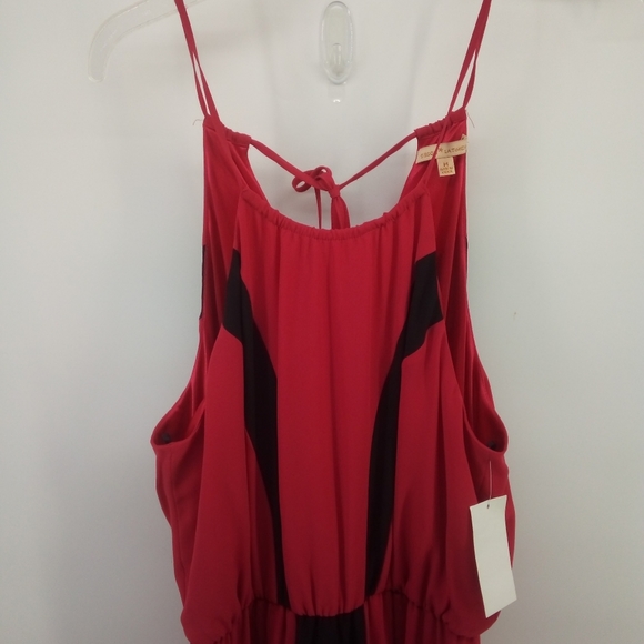 NWT Gibson Latimer Pink Black Colorblock Dress The West End M - Picture 2 of 11